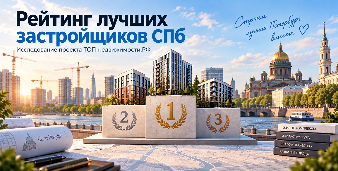 Иллюстрация к материалу «Рейтинг лучших застройщиков СПб» на сайте ТОП-недвижимости.РФ